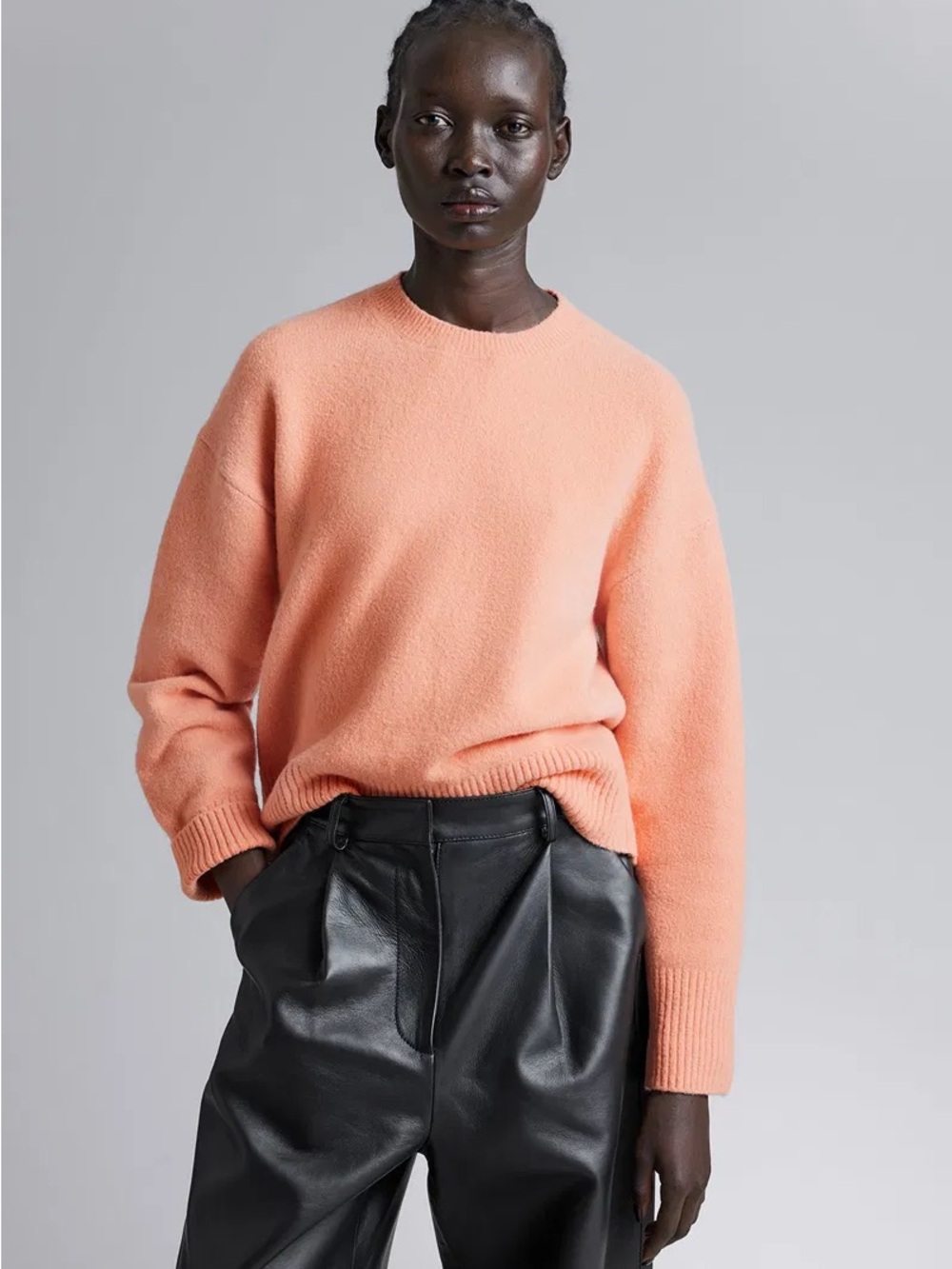 NWT & other stories peach sweater